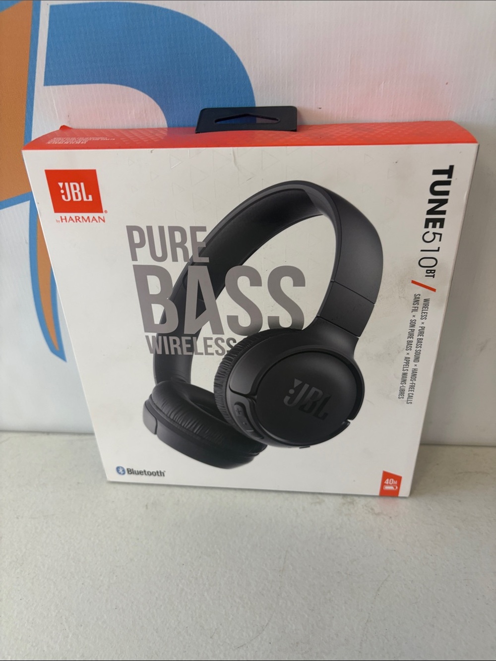 JBL Tune 510BT Wireless Headphones - Black